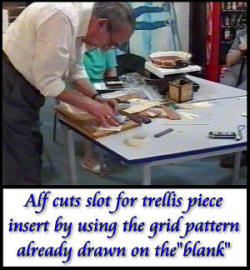 Alf cuts trellis slot