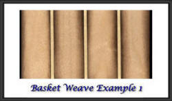 Basket weave example 1