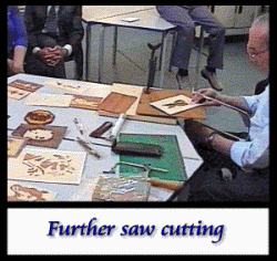 Further saw cutting