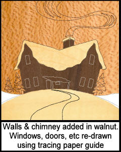 Walls added in walnut fig 7