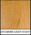 Sycamore light stainy - Acer Pseudoplatanus