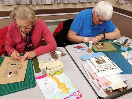 Thelma and Jean at Work